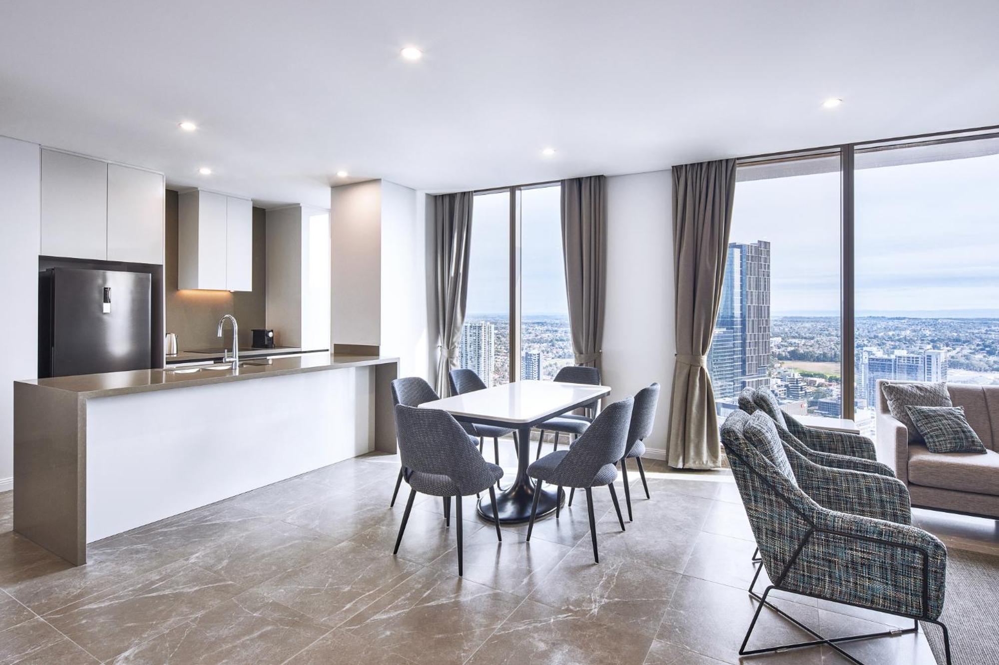 Meriton Suites George Street, Parramatta Cité de Cité de Sydney Extérieur photo